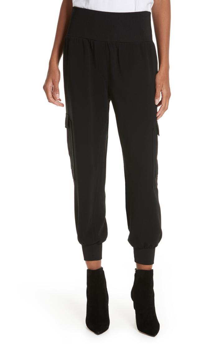 Women's Cinq A Sept Giles Crepe Joggers