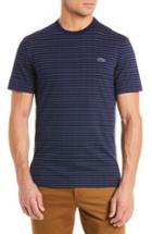 Men's Lacoste Dotted Stripe T-shirt (s) - White