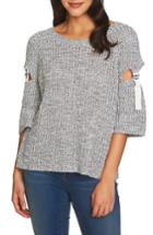 Women's 1.state Cutout D-ring Sleeve Sweater - Blue