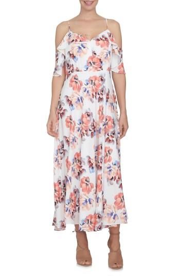 Women's Cece Off The Shoulder Maxi Dress - White