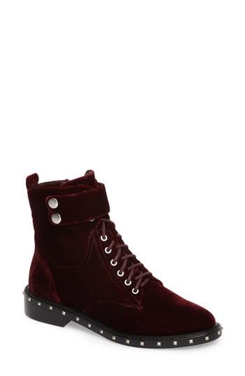 Women's Vince Camuto Talorini Studded Boot M - Burgundy