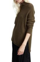 Women's French Connection Aya Flossy Mock Neck Sweater - Green