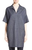 Women's Max Mara Raid Virgin Wool Tunic - Blue