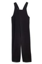 Women's Madewell Texture & Thread Tie Back Jumpsuit, Size - Black