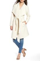Women's Bb Dakota Issac Ribbed Blanket Coat - White