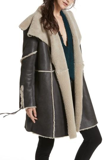 Women's Free People Juno Genuine Shearling Jacket