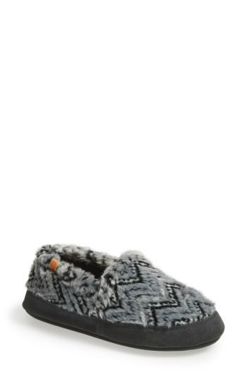 Women's Acorn Moc Slipper - Grey
