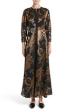 Women's Lafayette 148 New York Cadenza Renaissance Paisley Devore Dress