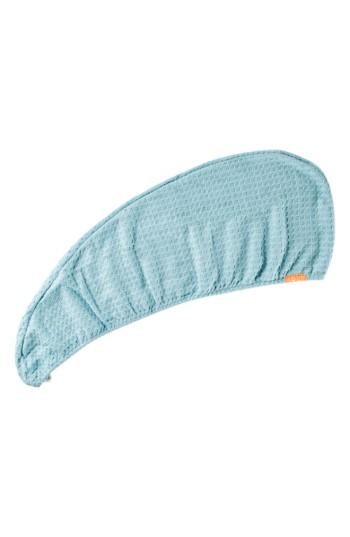Aquis Waffle Luxe Hair Turban, Size - Blue