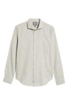 Men's Bonobos Unbutton Down Slim Fit Herringbone Sport Shirt - Grey