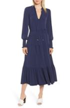 Women's Michael Kors Tie Neck Dress - Blue