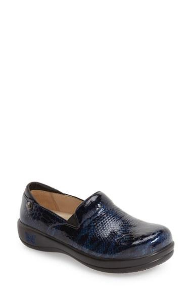 Women's Alegria 'keli' Embossed Clog -8.5us / 38eu - Blue