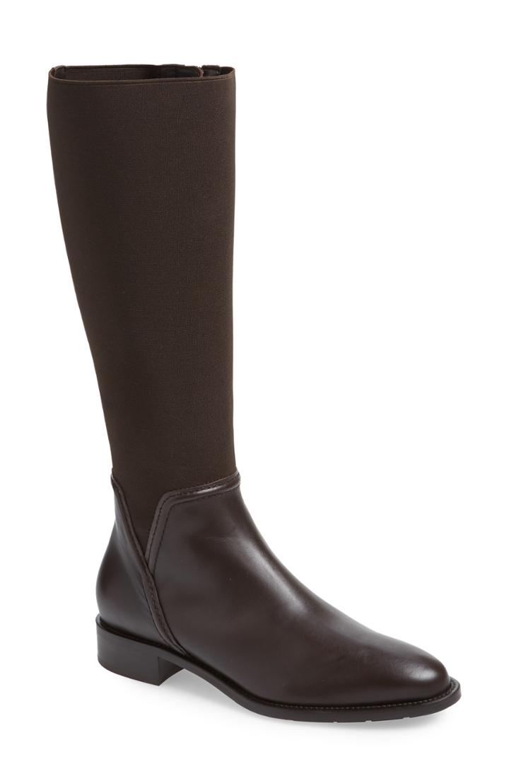 Women's Aquatalia Nanina Weatherproof Riding Boot .5 M - Brown