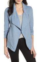 Petite Women's Caslon Stella Knit Jacket, Size P - Blue