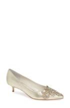 Women's Something Bleu Brinsley Embellished Pointy Toe Pump M - Black