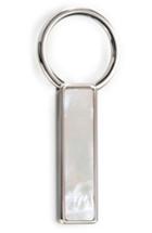 Men's M-link Mother Of Pearl Key Ring