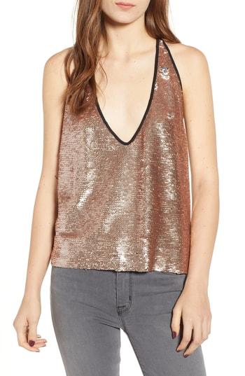 Women's Bishop + Young Daniela Sequin Racerback Camisole - Red