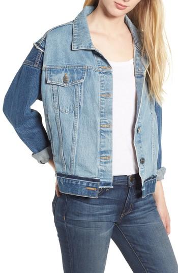 Women's Current/elliott The Carina Denim Jacket - Blue