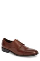 Men's Kenneth Cole New York Leisure Time Cap Toe Derby M - Brown