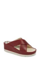 Women's Fly London Begs Platform Slide Sandal .5-8us / 38eu - Red