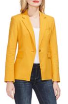 Women's Vince Camuto Lace-up Back Blazer - Yellow