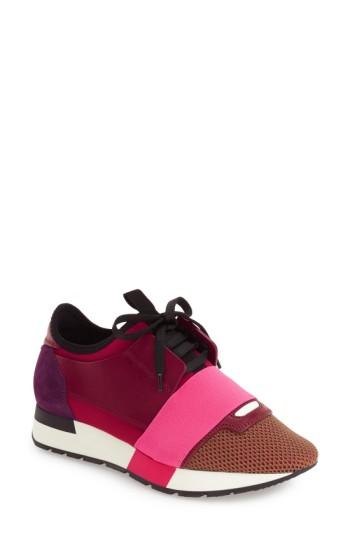Women's Balenciaga Mixed Media Sneaker Us / 42eu - Black