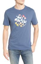 Men's Original Penguin Checkboard Pete Graphic T-shirt - Blue