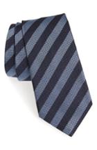 Men's Michael Bastian Stripe Silk Tie, Size - Blue
