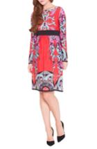 Women's Olian 'roxanne' Maternity Dress - Red