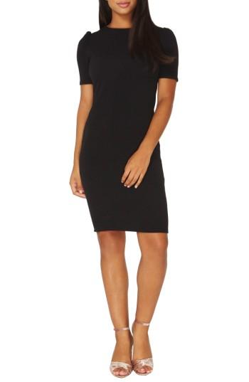 Women's Dorothy Perkins Body-con Dress Us / 12 Uk - Black