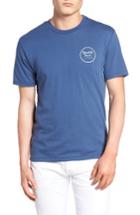 Men's Brixton 'wheeler Ii' Graphic Crewneck T-shirt - Blue