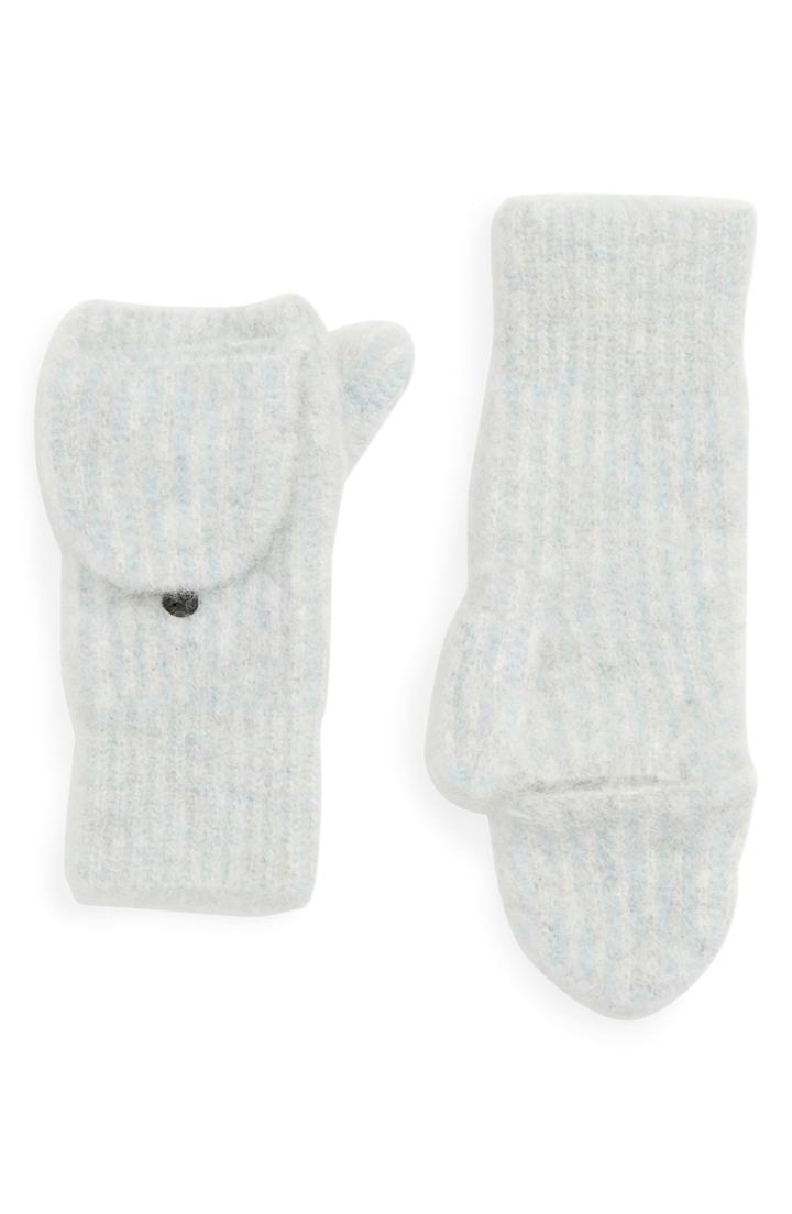 Women's Rag & Bone Jonie Convertible Mittens, Size - Grey