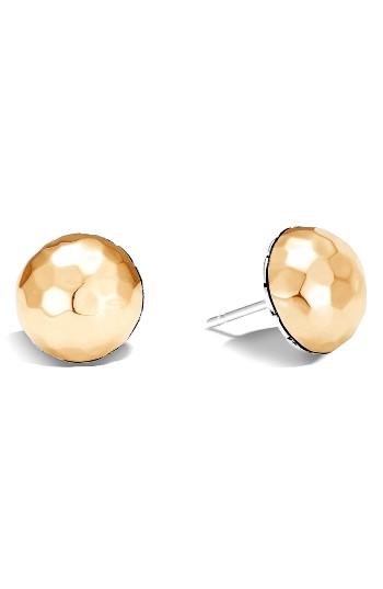 Women's John Hardy Classic Chain Hammered Stud Earrings