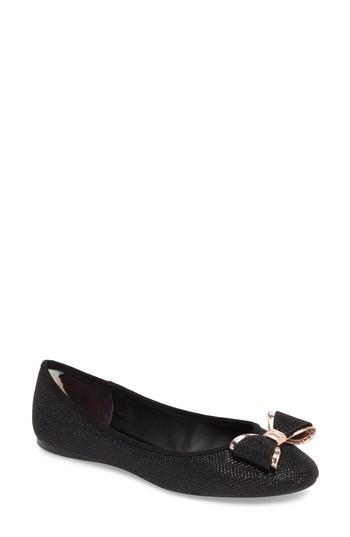Women's Ted Baker London Immet Ballet Flat M - Black