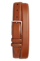 Men's Nordstrom Men's Shop Carter Leather Dress Belt - Cognac