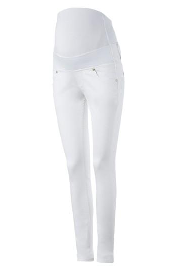 Women's Isabella Oliver 'zadie' Stretch Maternity Skinny Jeans - White