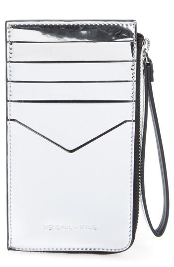 Women's Kendall + Kylie Skye Metallic Card Case -
