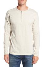 Men's Patagonia 'daily' Long Sleeve Organic Cotton Henley, Size - White