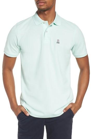 Men's Psycho Bunny Classic Pique Polo (m) - Green
