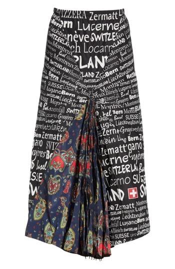 Women's Vetements Umbrella Skirt - Black
