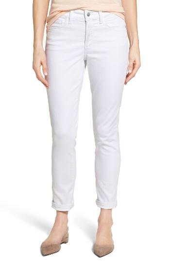 Petite Women's Nydj Alina Convertible Ankle Jeans P - White