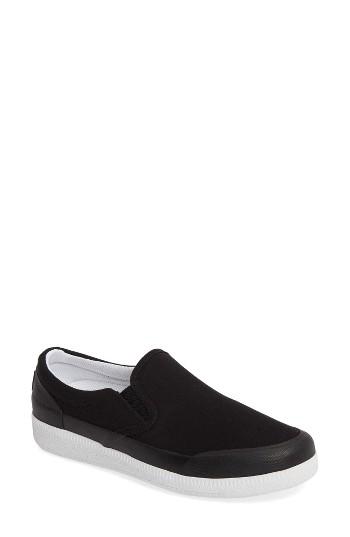 Women's Hunter Original Waterproof Slip-on Sneaker M - Black