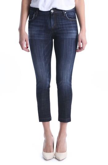 Women's Kut From The Kloth Lauren Crop Straight Leg Jeans - Blue/green