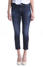 Women's Kut From The Kloth Lauren Crop Straight Leg Jeans - Blue/green
