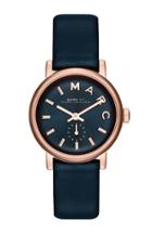 Women's Marc By Marc Jacobs 'baker' Leather Strap Watch, 28mm