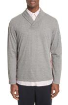 Men's Barena Venzia Reilo Shawl Collar Sweater - Grey