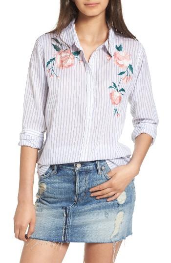 Women's Rails Nevin Embroidered Shirt - Blue