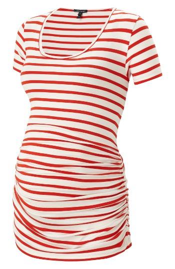 Women's Isabella Oliver Nia Ruched Maternity Top
