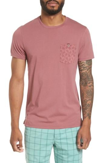 Men's Ted Baker London Bothy Modern Slim Fit T-shirt (m) - Pink