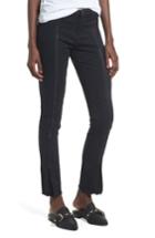 Women's Blanknyc Zipper Front Skinny Jeans - Black